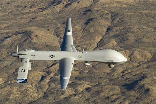 Un dron estadounidense en Afganistán